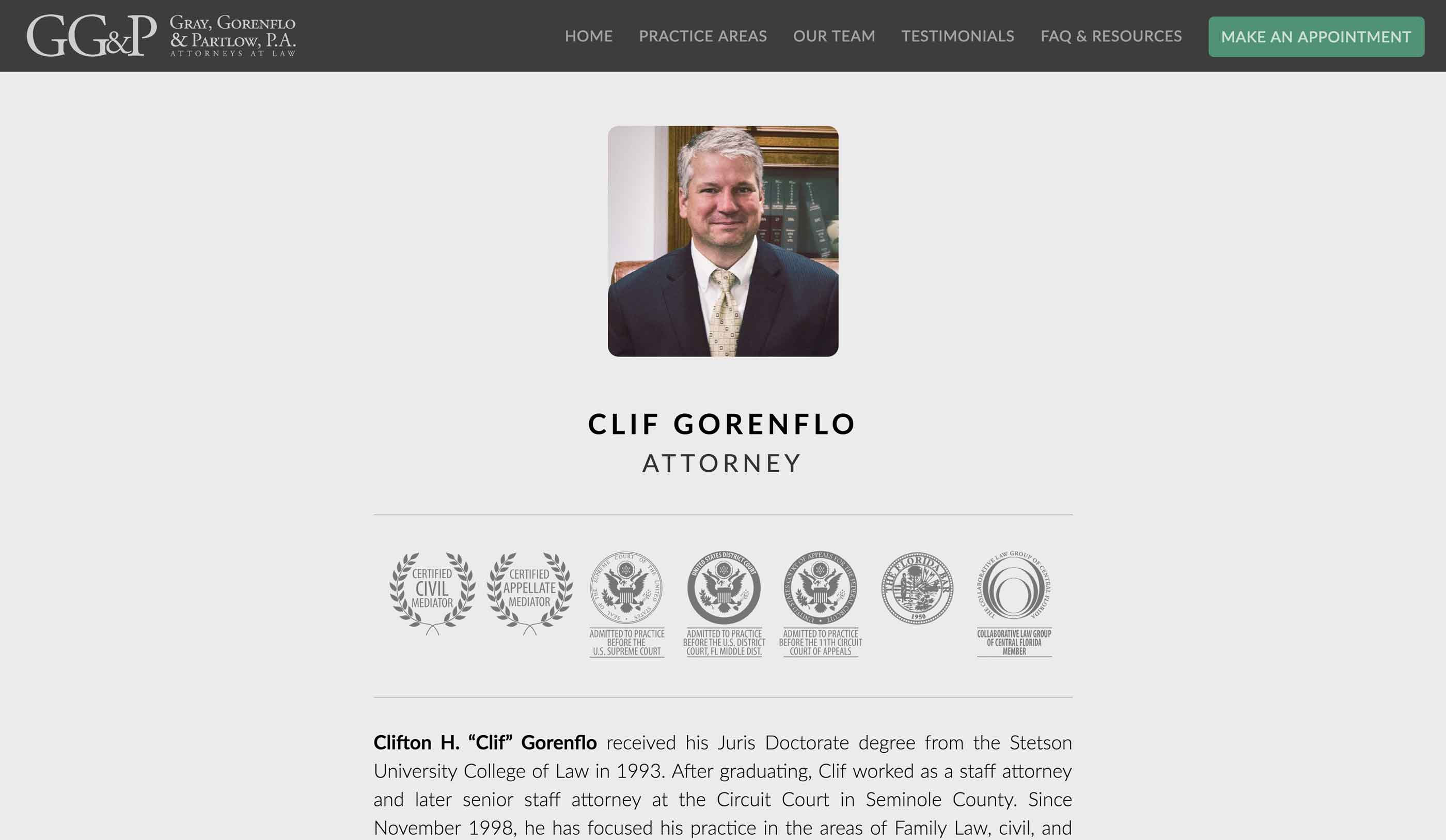 Gray, Gorenflo & Partlow, PA Sanford, FL Office