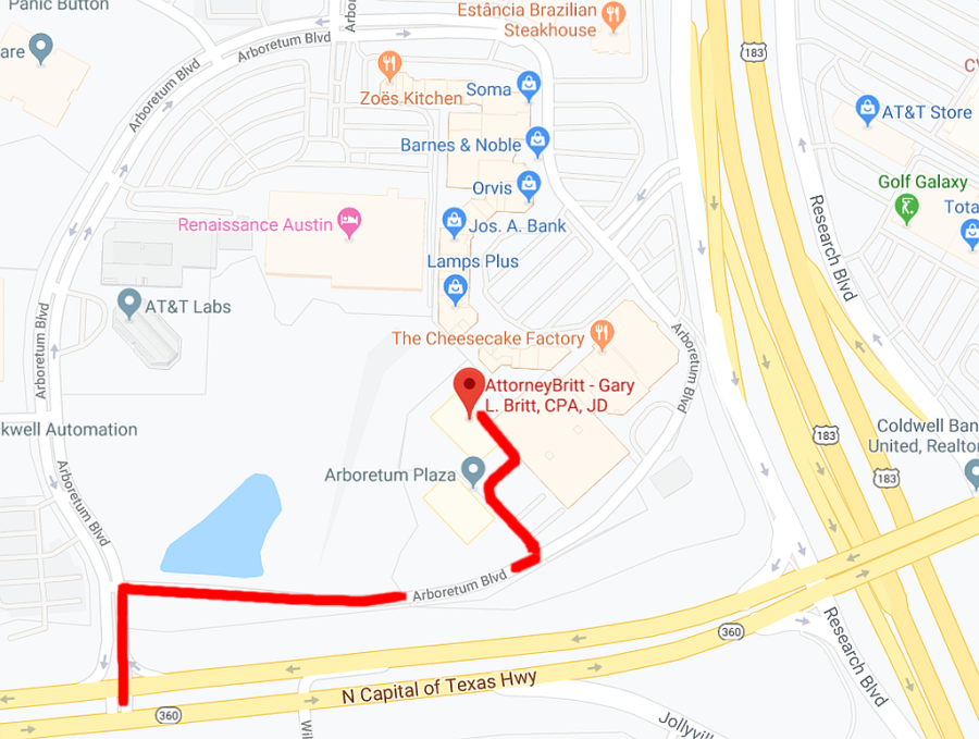 AttorneyBritt - Gary L. Britt, CPA, J.D., Attorney At Law Austin,  Office