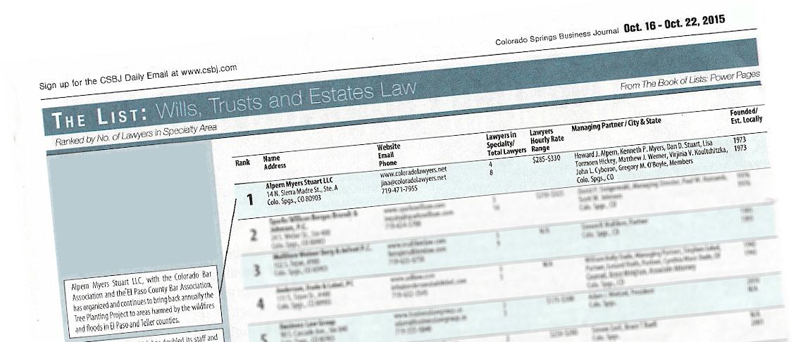 Alpern Myers Stuart LLC Colorado Springs, CO Office