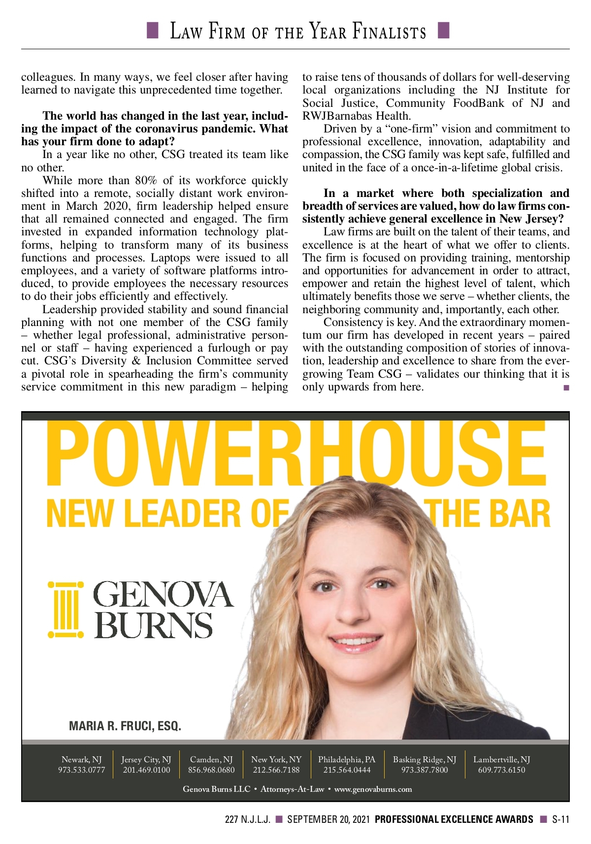 Genova Burns Lambertville, NJ Office