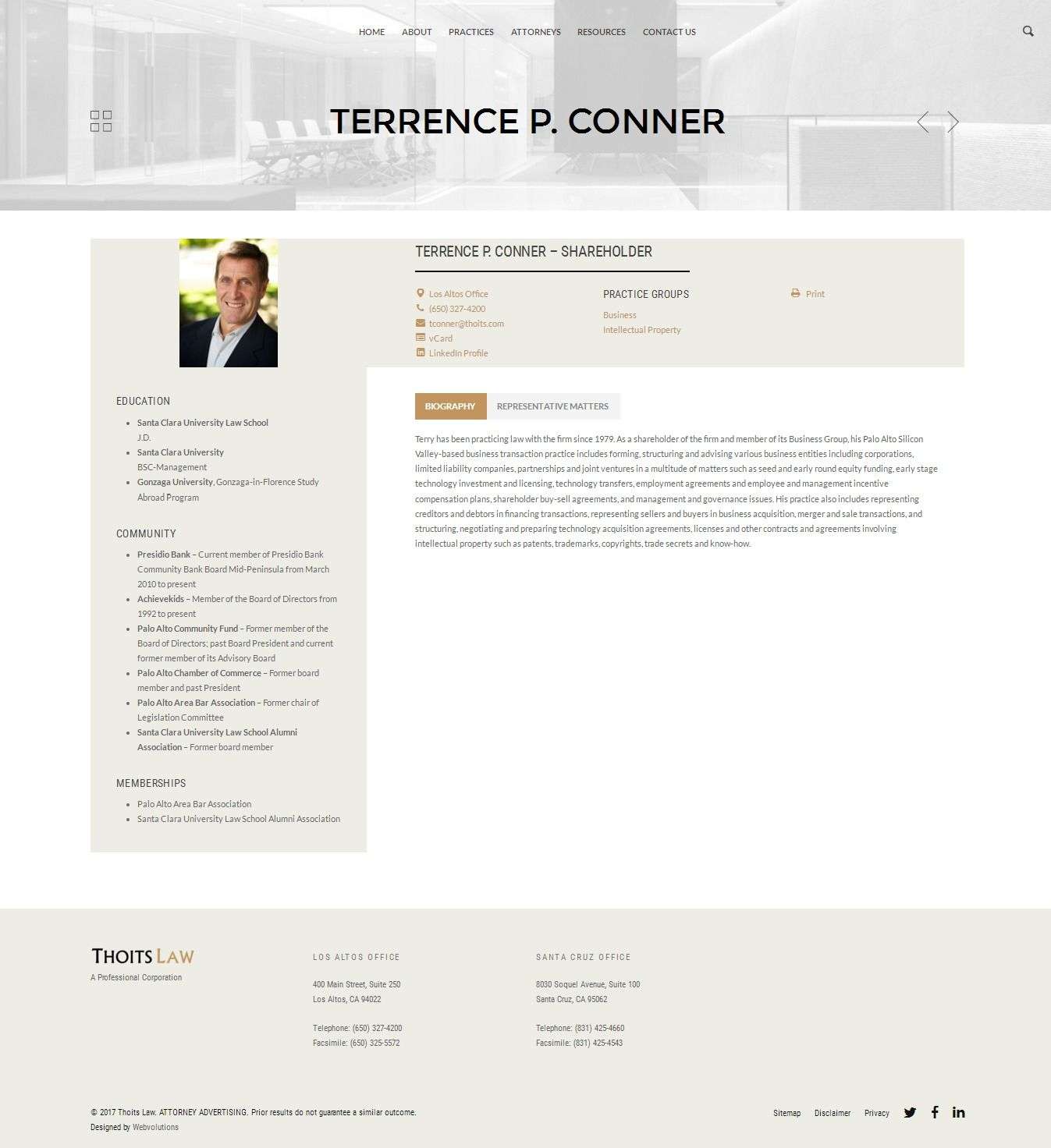 Thoits Law Santa Cruz, CA Office