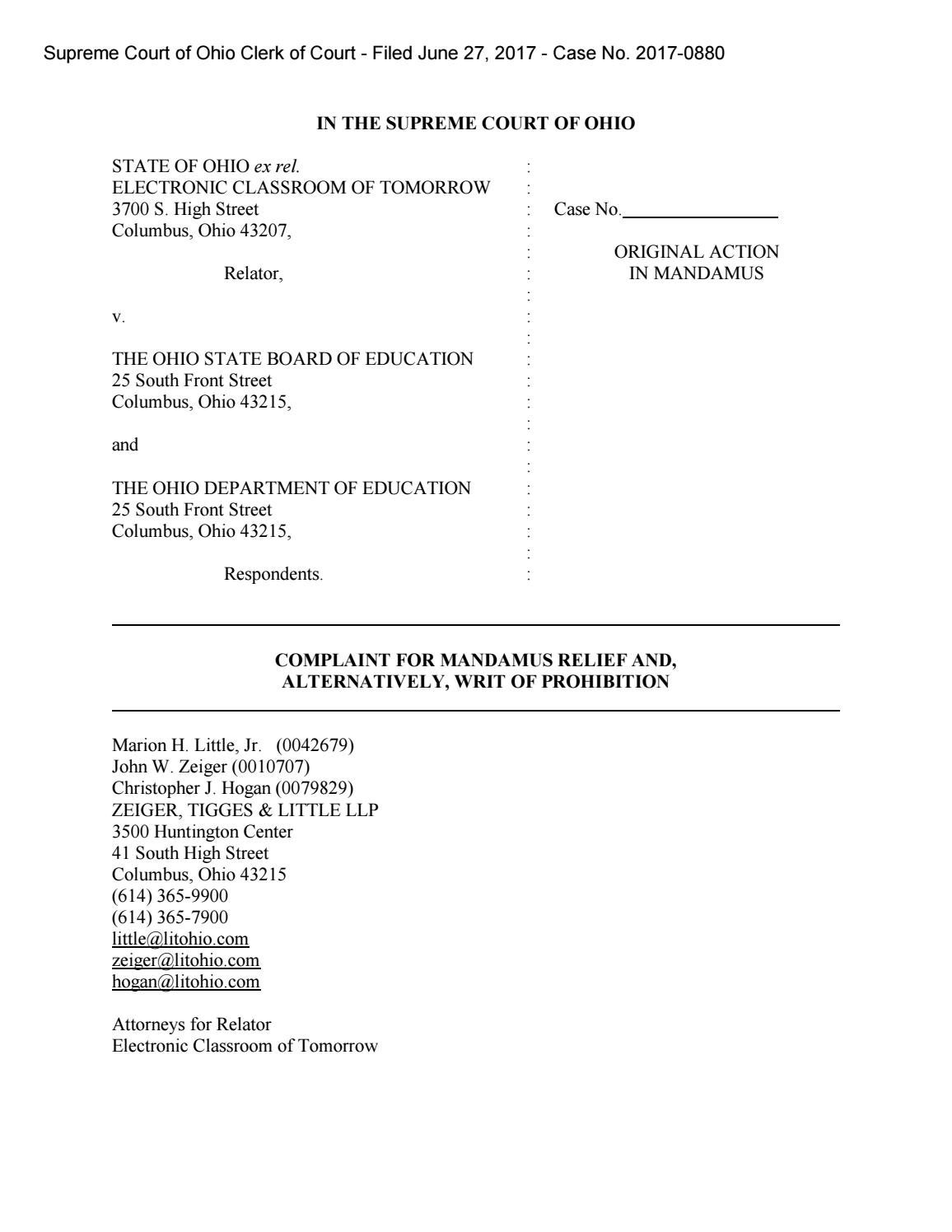 Zeiger, Tigges & Little LLP Columbus, OH Office