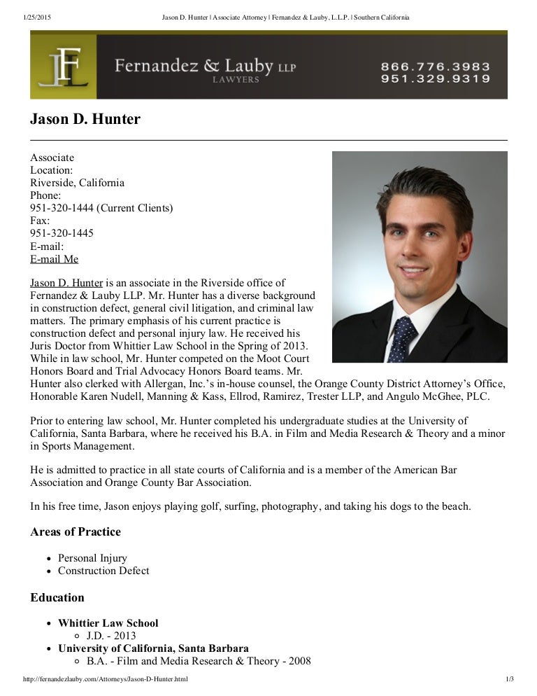 Fernandez & Lauby LLP Riverside, CA Office