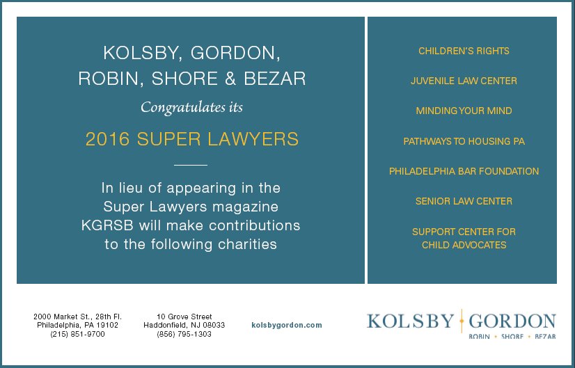 Kolsby Gordon Haddonfield, NJ Office