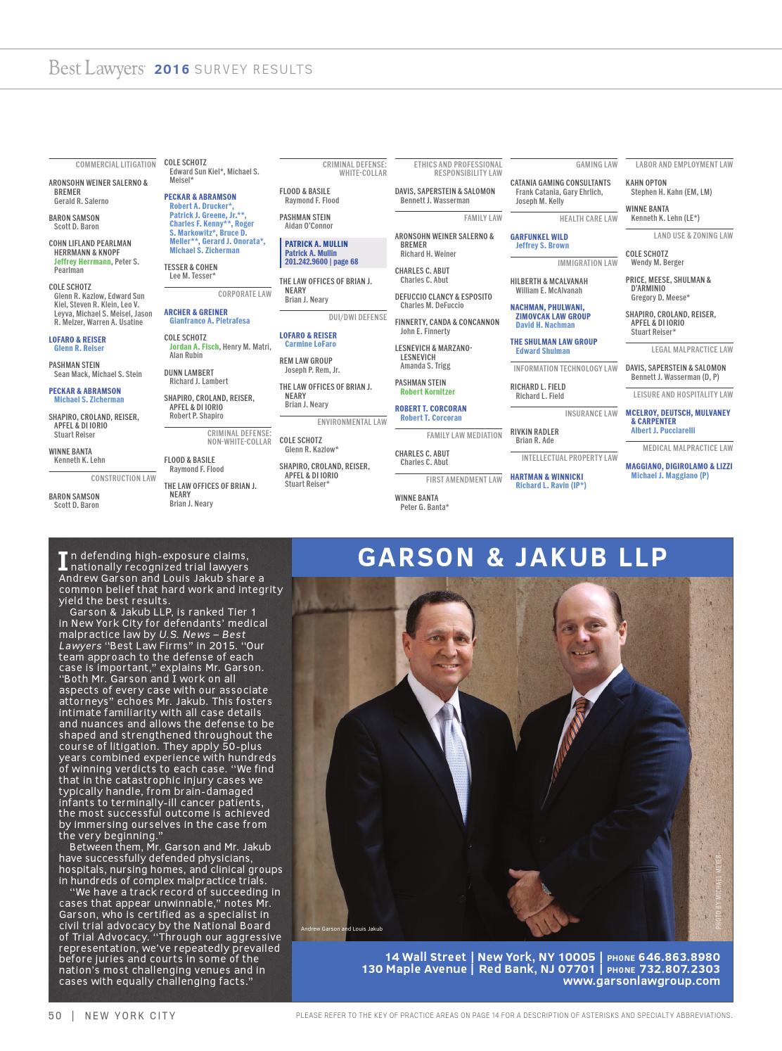 Garson & Jakub LLP Red Bank, NJ Office