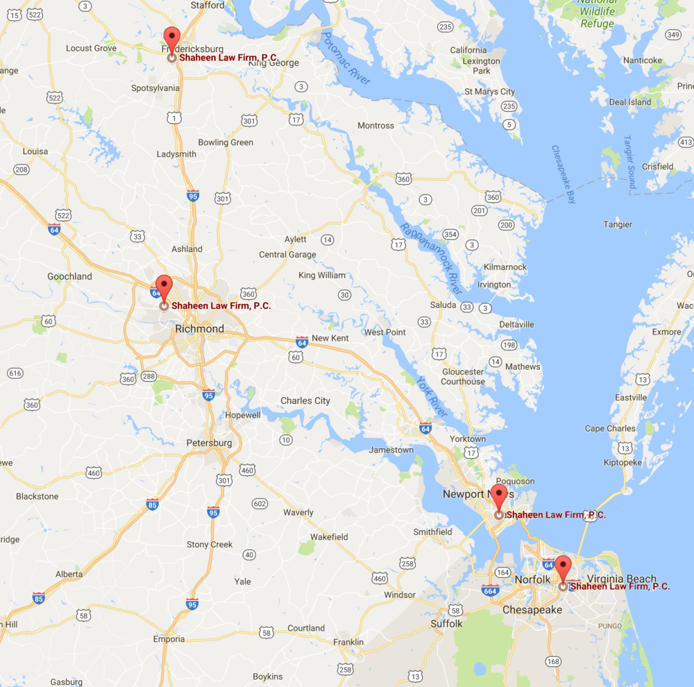Shaheen Law Firm Virginia Beach, VA Office