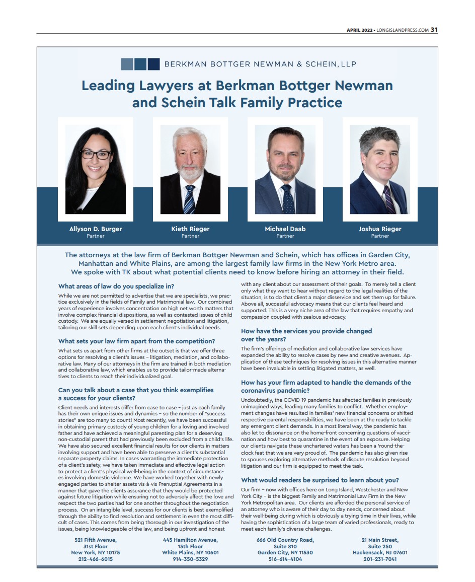 Rieger LLP Garden City,  Office