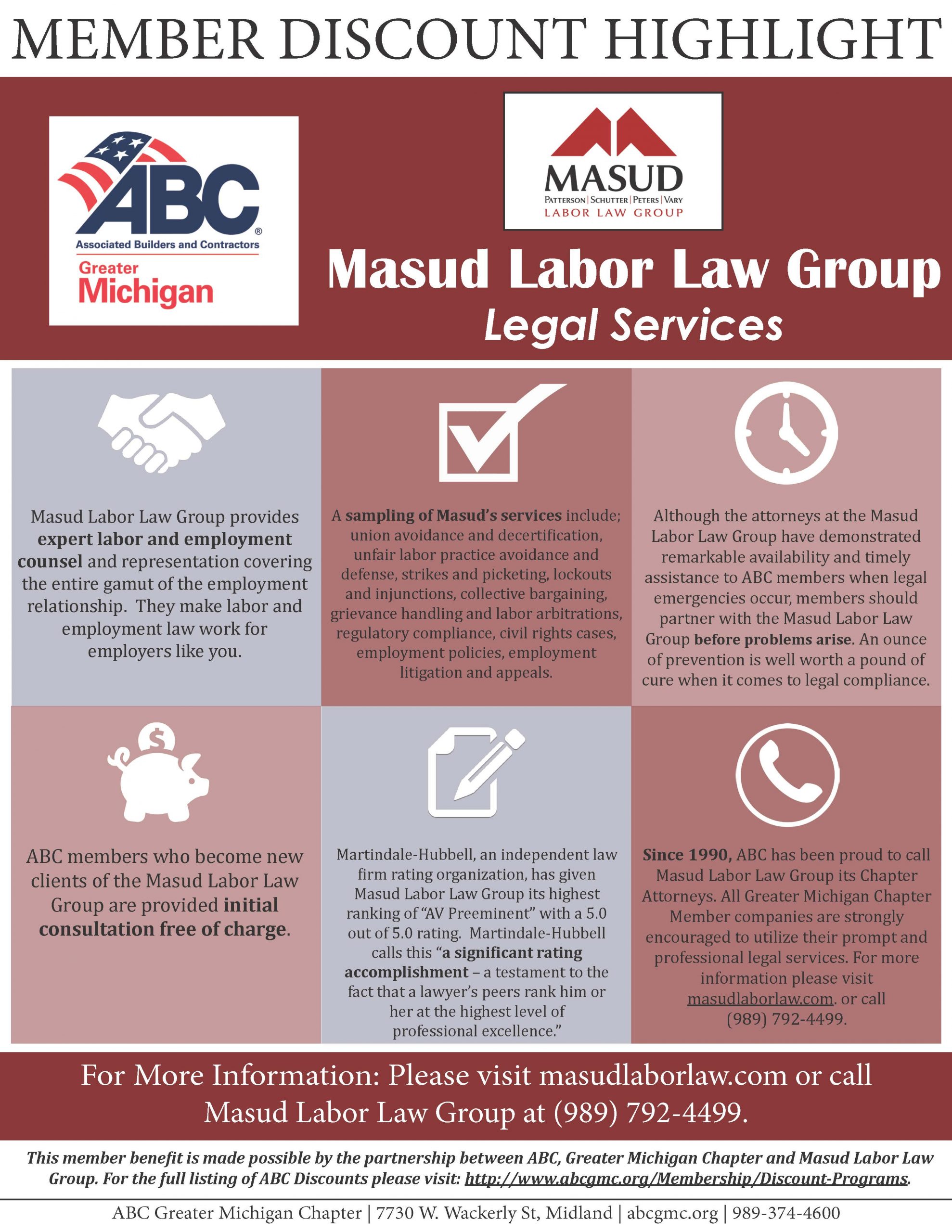Masud Labor Law Group Saginaw,  Office