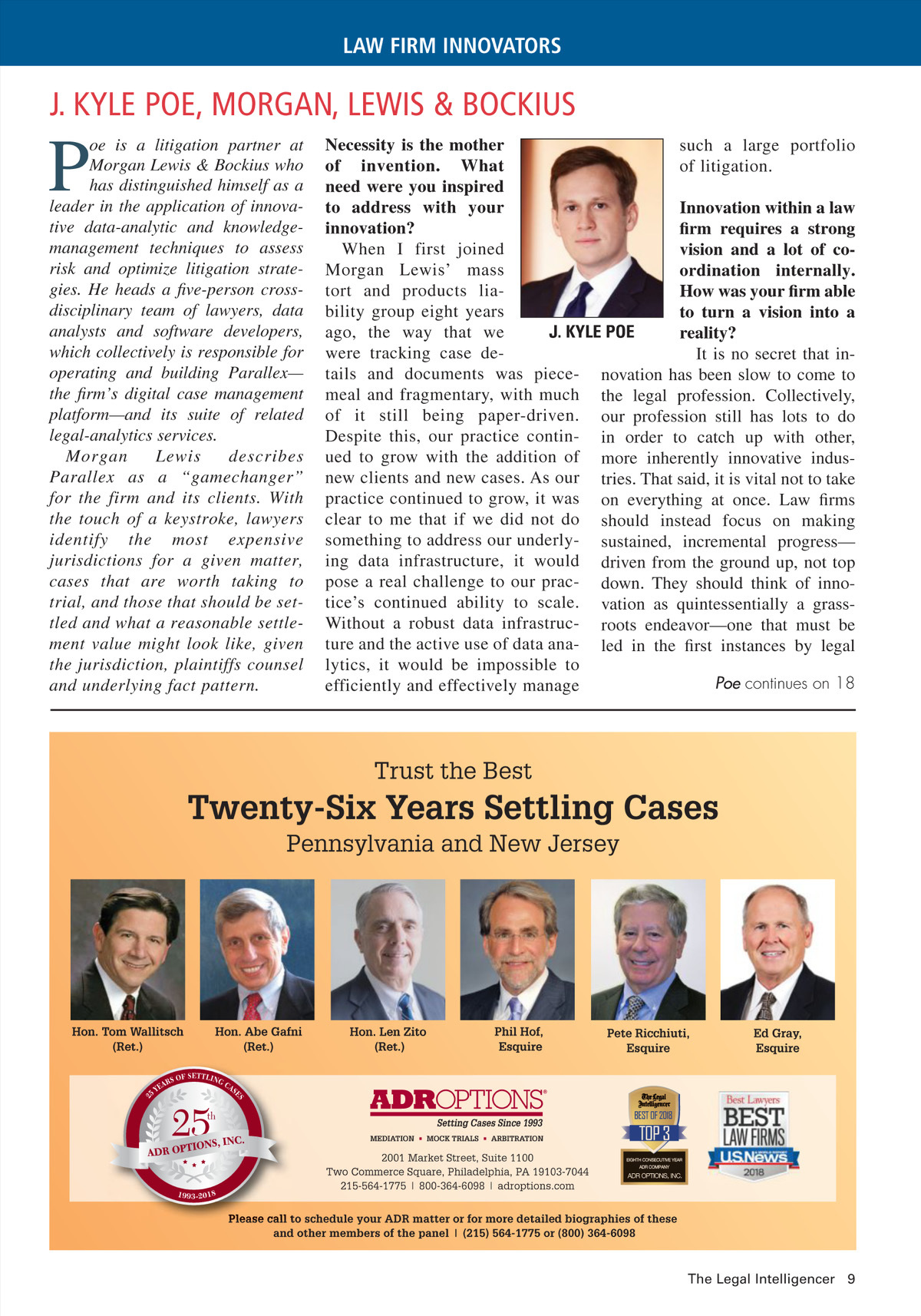 ADR Options, Inc Philadelphia,  Office