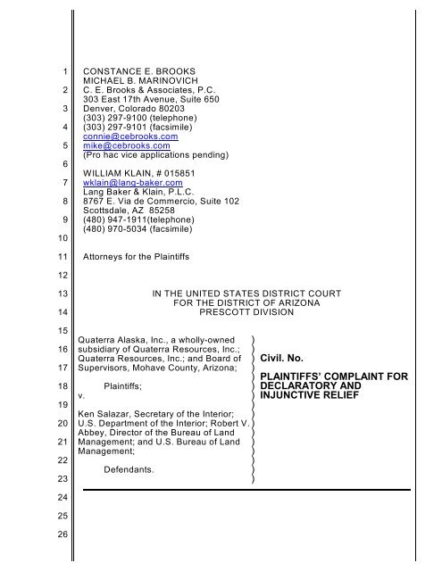 Lang & Klain, PC Scottsdale,  Office