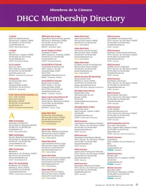 Mcelroy, Deutsch, Mulvaney & Carpenter LLP Denver, CO Office