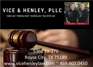Vice & Henley PLLC Royse City,  Office
