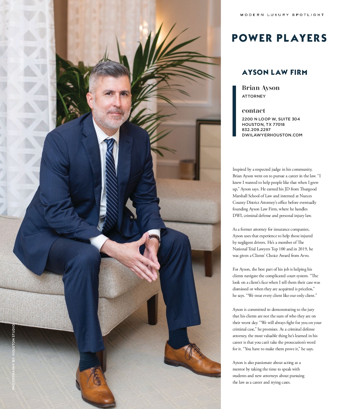 Ayson Law Firm Houston, TX Office