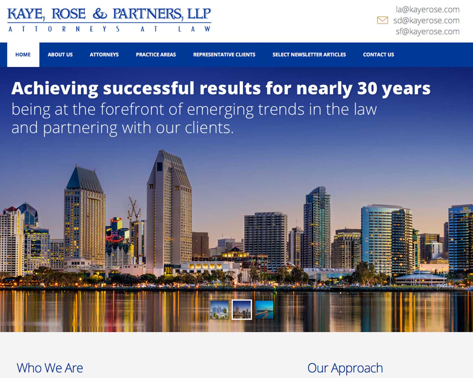 Kaye, Rose & Partners, LLP San Diego, CA Office