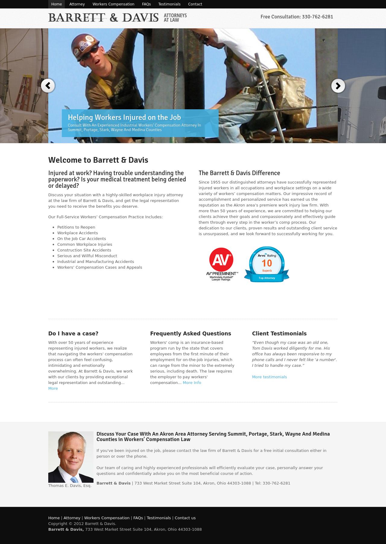 Barrett & Davis Attorney at Law Akron, OH Office