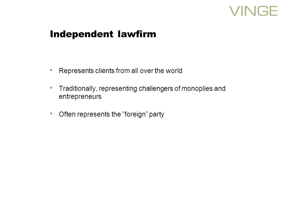 VINGE Shanghai, China Office