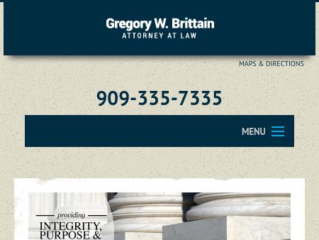 Gregory W. Brittain, Attorney at Law Redlands,  Office