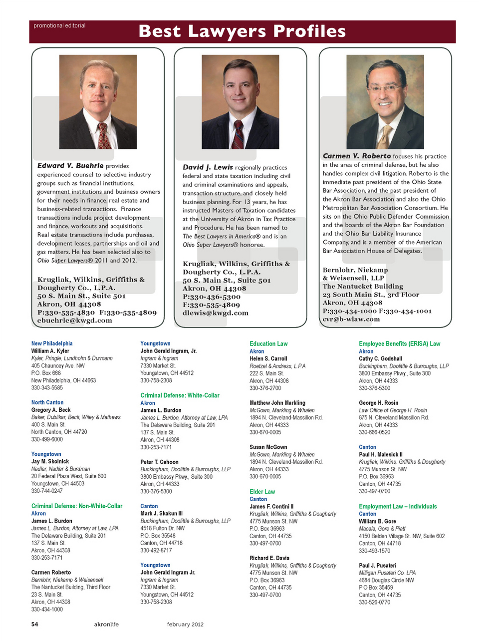 Krugliak, Wilkins, Griffiths & Dougherty Co., L.P.A Canton, OH Office