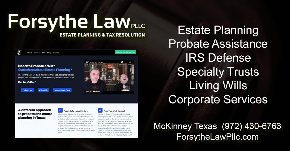 Forsythe Law PLLC Allen, TX Office
