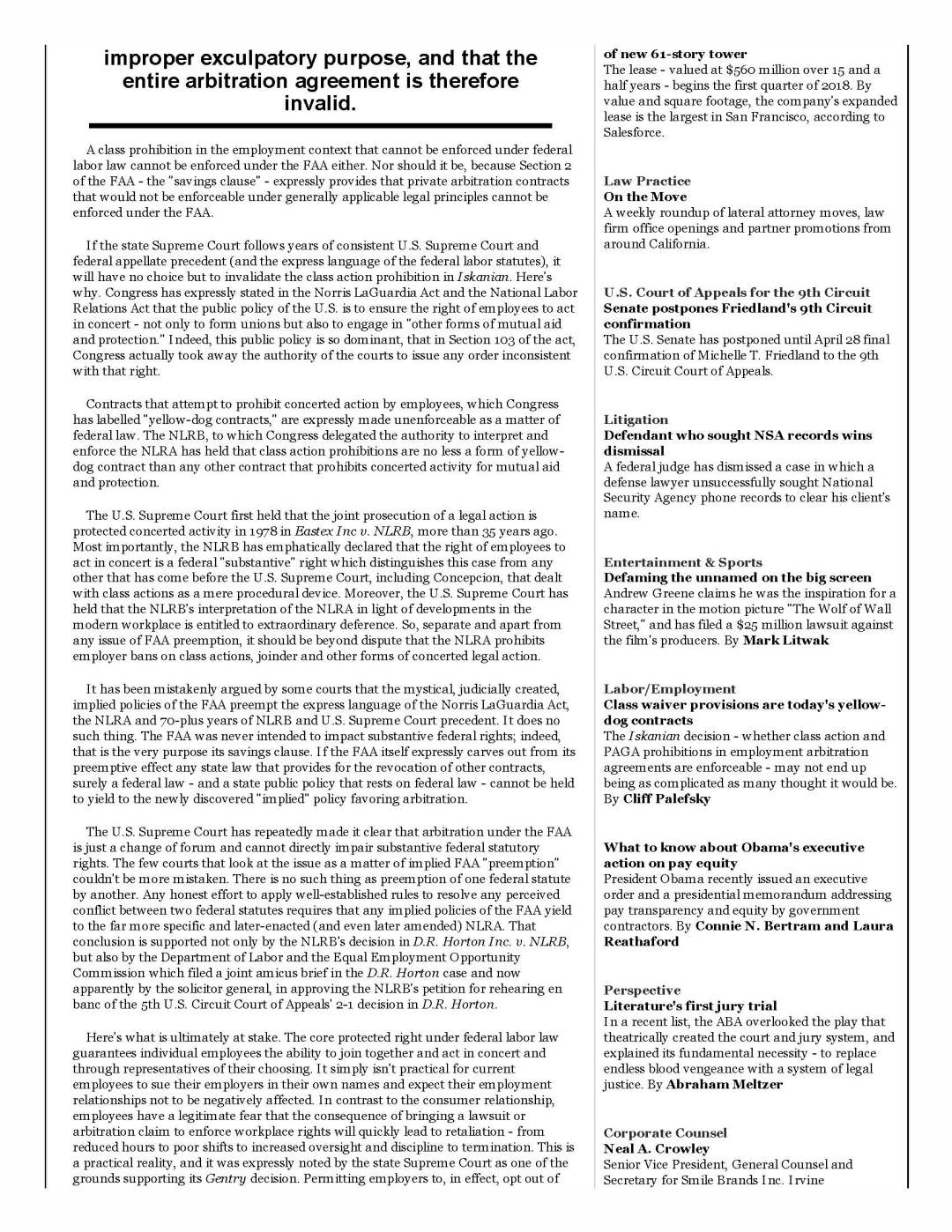 McGuinn, Hillsman & Palefsky San Francisco, CA Office