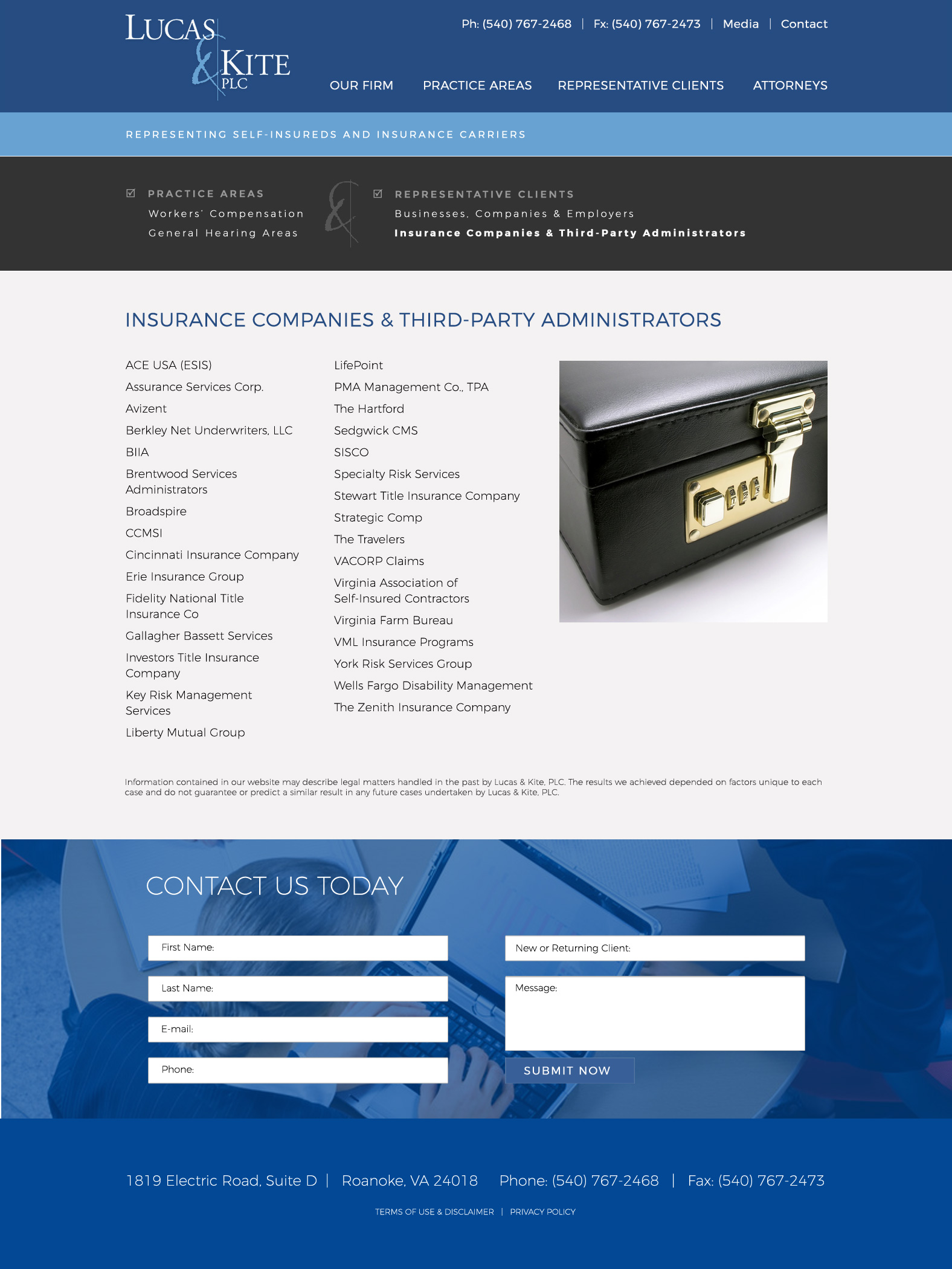 Lucas & Kite, PLC Roanoke, VA Office