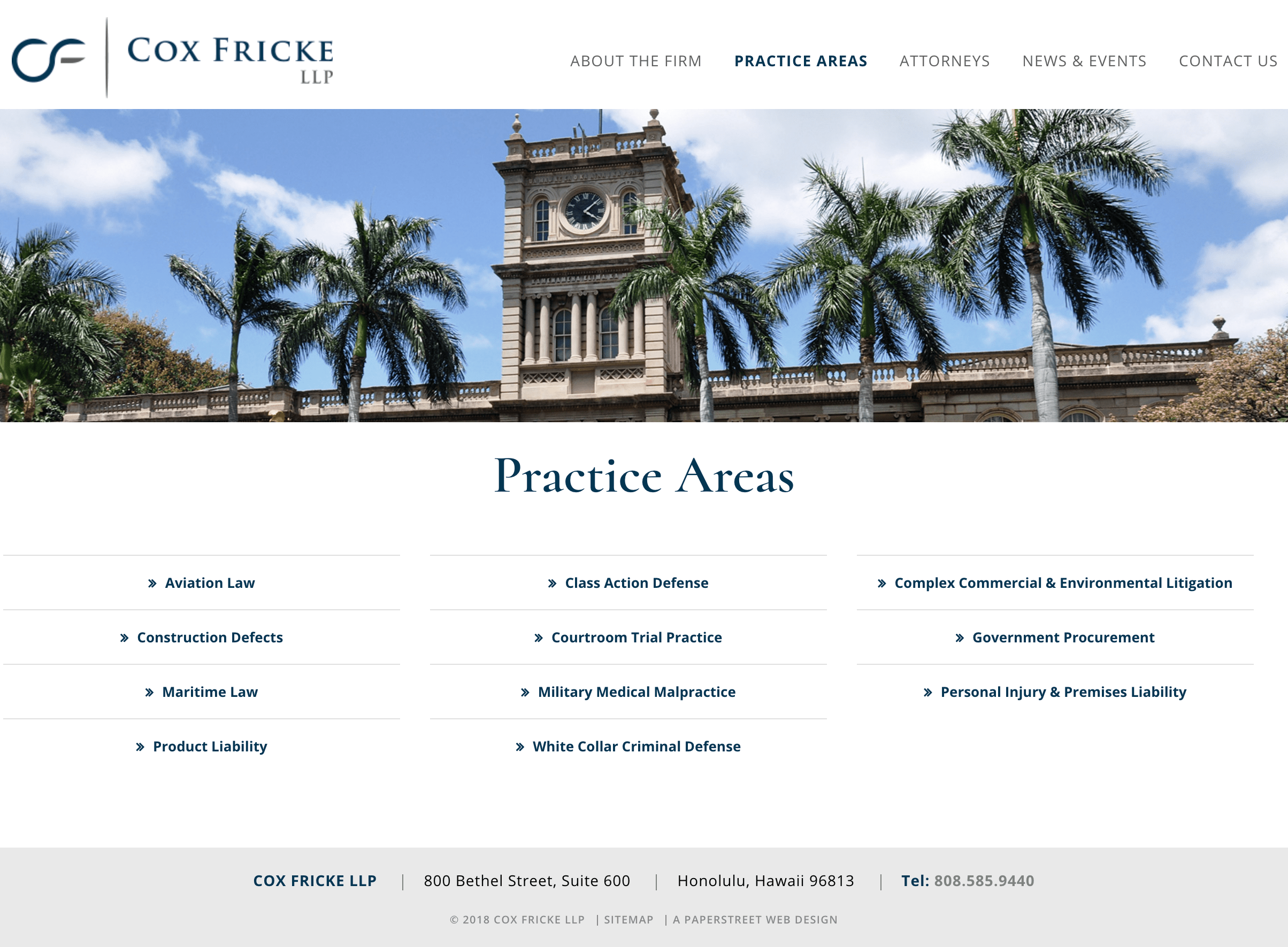 Cox Fricke LLP Honolulu,  Office