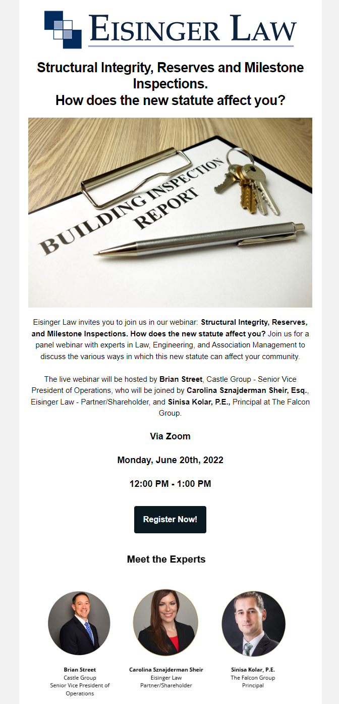 Eisinger Law | NetProfession Boca Raton, FL Office