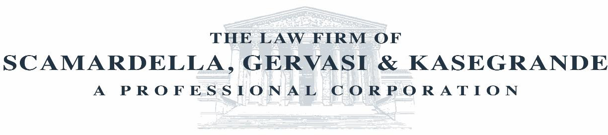 Scamardella, Gervasi, Thomson & Kasegrande, P.C New York, NY Office