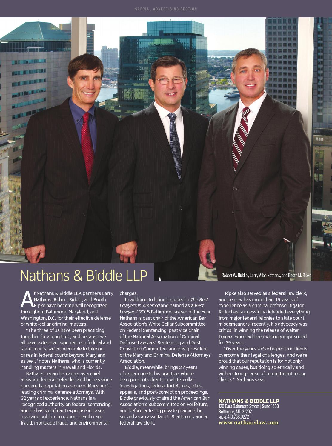 Nathans & Ripke LLP Baltimore, MD Office