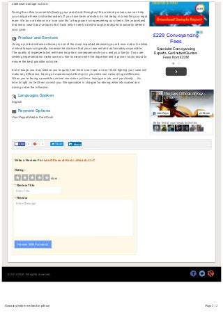 The Law Offices of Kevin J. Roach, LLC Saint Louis, MO Office