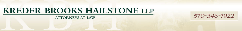 Kreder Brooks Hailstone LLP Scranton, PA Office