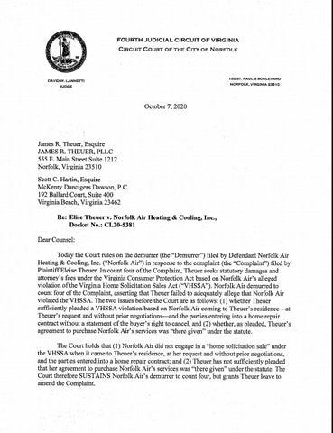 James R. Theuer, PLLC Norfolk,  Office