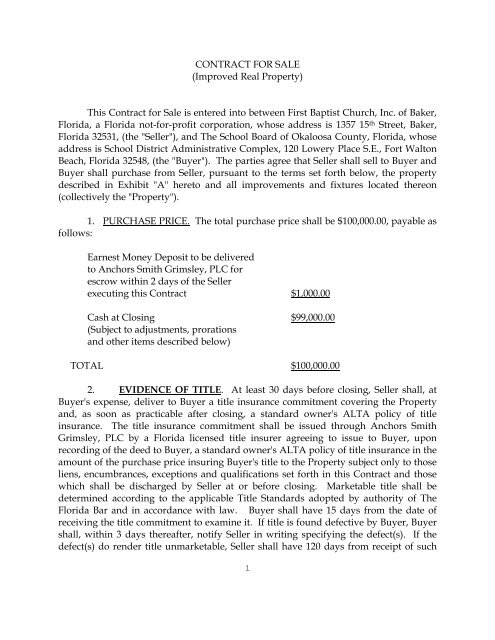 Anchors, Smith, Grimsley, P.L Fort Walton Beach, FL Office