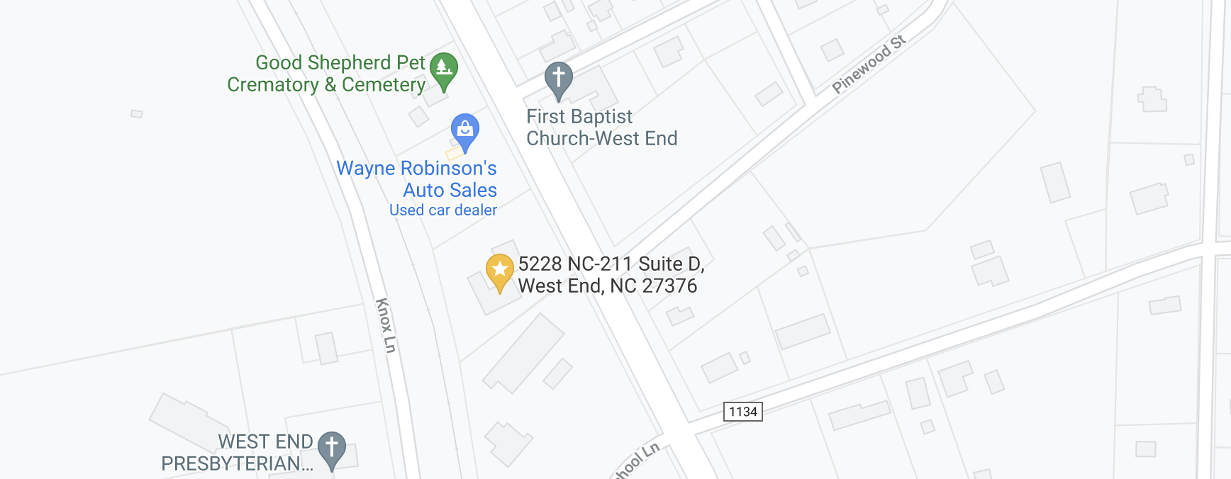 Thomas Walters PLLC West End, NC Office