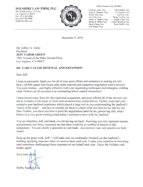 Testan Law Los Angeles, CA Office