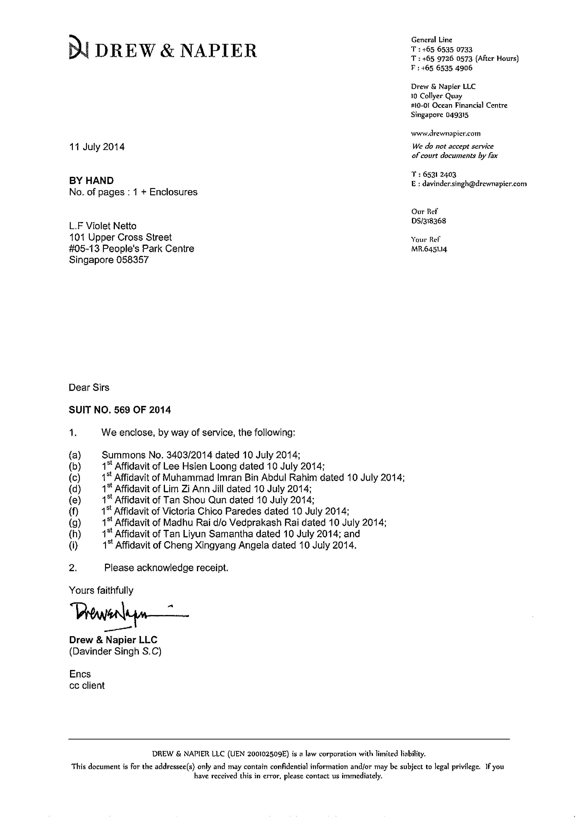 Drew & Napier LLC Singapore Office