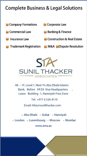 Sunil Thacker Associates (STA Law firm) Abu Dhabi, United Arab Emirates Office