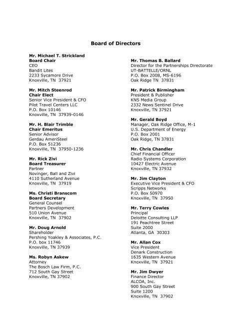 The Bosch Law Firm, PC Knoxville, TN Office