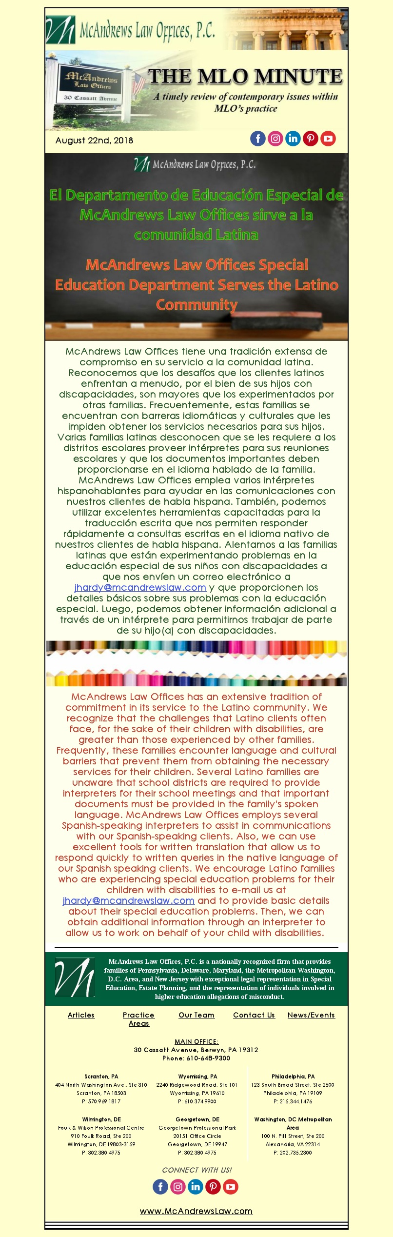 McAndrews Law Offices Georgetown, DE Office