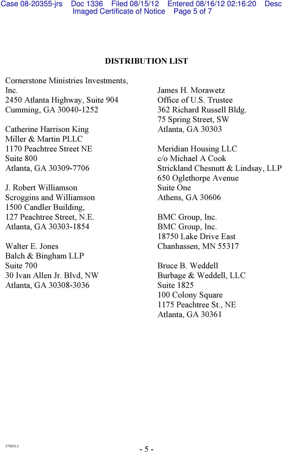 Scroggins & Williamson, P.C Atlanta, GA Office