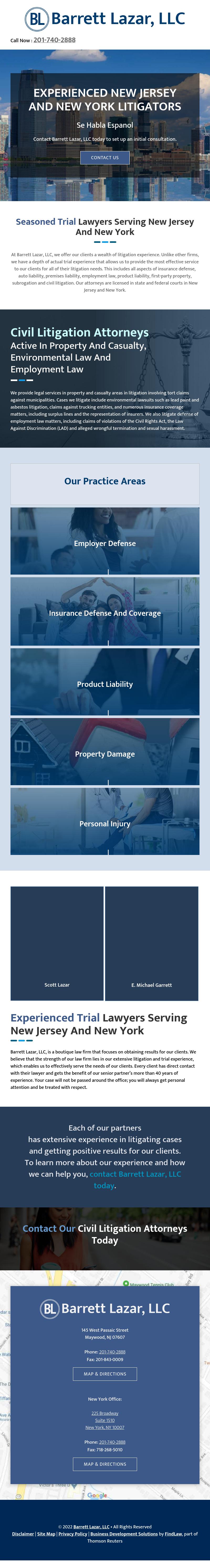 Barrett Lazar, LLC Maywood, NJ Office