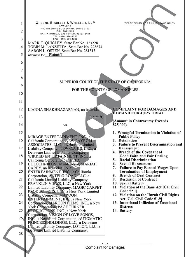 Greene Broillet & Wheeler, LLP Santa Monica, CA Office