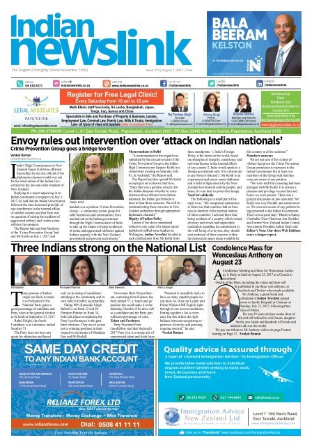 EY Law LLP Auckland, New Zealand Office