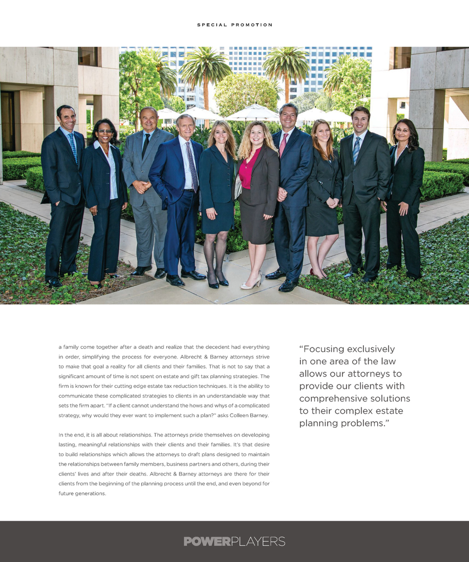 Albrecht & Barney, Attorneys At Law Irvine, CA Office