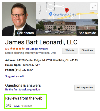 James Bart Leonardi, LLC Westlake,  Office