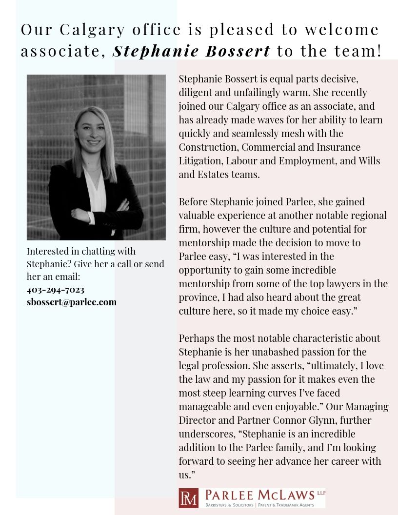 Parlee McLaws LLP Calgary, Canada Office