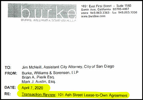 Burke, Williams & Sorensen, LLP Santa Ana, CA Office