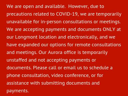 Beck, Payne, Frank & Piper, PC Aurora, CO Office