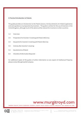 Murgitroyd & Company York, United Kingdom Office