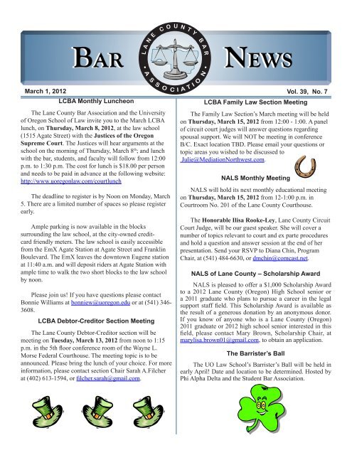 Duvall Law Office, P.C Eugene,  Office